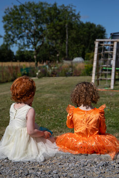 Children in princess dress
