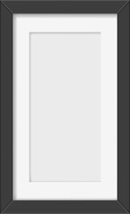 Empty picture frame blank document content template