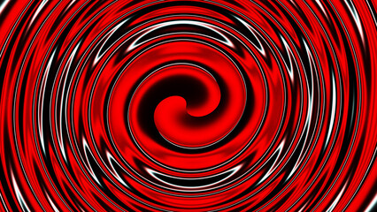 Abstract red black white neon color blur gradient circle background. Swirl textured backdrop. Luxury template. Premium banner. Tech card. Cover design. Layout. Spiral vortex. Bright hue trippy pattern