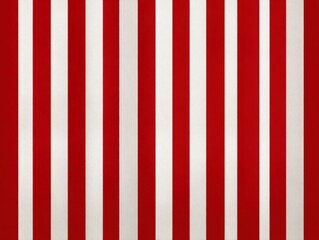 Vertical Striped Fabric Pattern in Red and White with Textured Surface