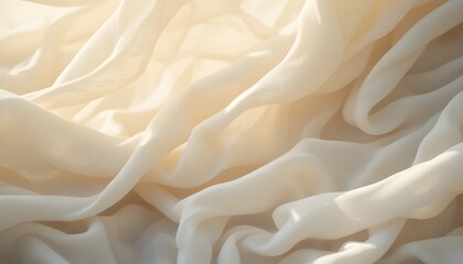Creamy morning light illuminating a soft neutral fabric