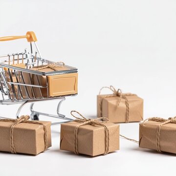 Shopping einkauf einkaufswagen gescheke weihnachten onlinehandel