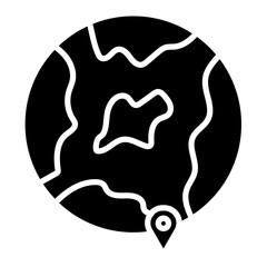 World Map Vector Icon