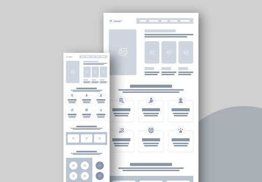 Wireframe Template Layout