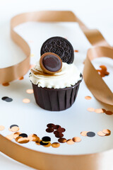 Handmade dessert with cookies