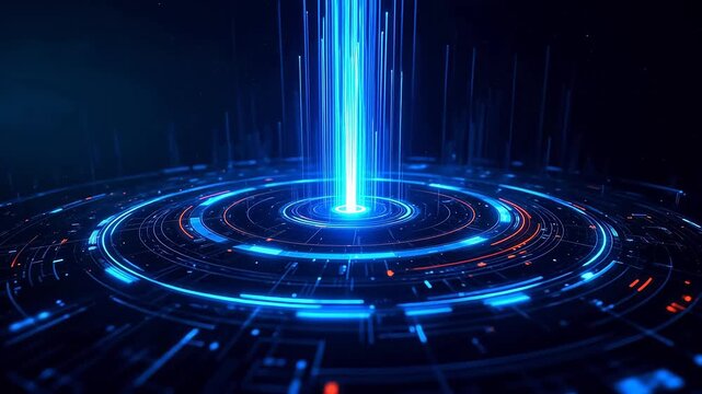 Abstract digital data visualization