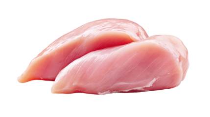 Chicken piece rests on dark surface studio shot roasted chicken is presented against plain black backdrop