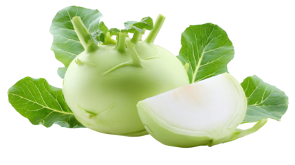 Green vegetable encloses white egg naturally presented single green vegetable showcases white egg within its core