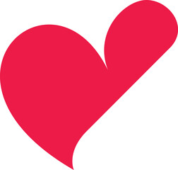 Obraz premium Heart Checkmark