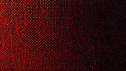 Obraz premium Macro view of gritty halftone patterns on aged fabric surface - graphic texture