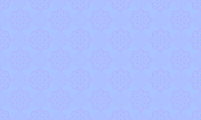 Soft Lavender Mandala Pattern with Subtle Geometric Linework