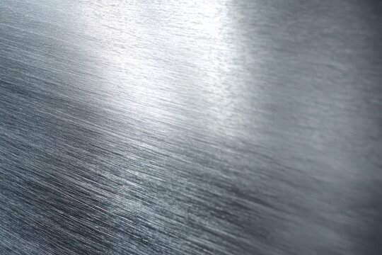 Minimalist metal texture background in cool grey tones for design and branding