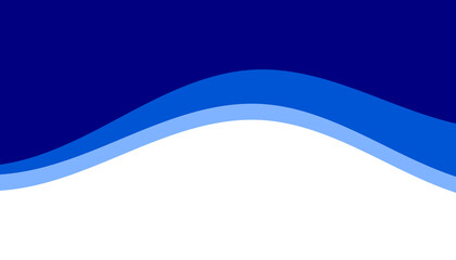 Blue layered wave background for modern banners, web headers and abstract graphic design