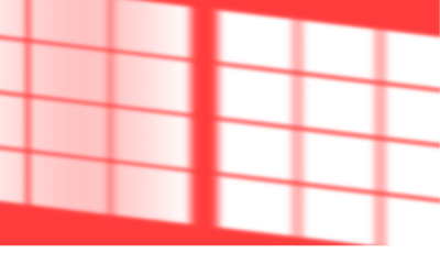 Semitransparent grid shadow on red