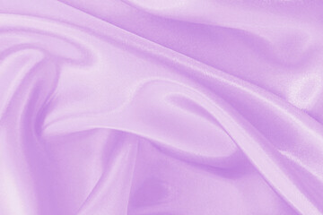 Purple pastel fabric texture background, detail of silk or linen pattern.
