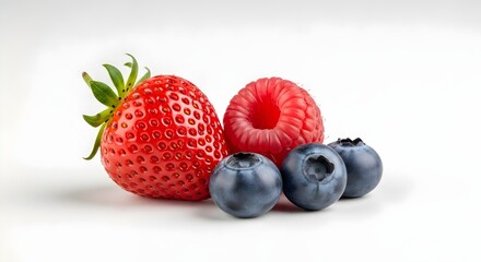 Strawberries, Blueberries, and Raspberries Mix