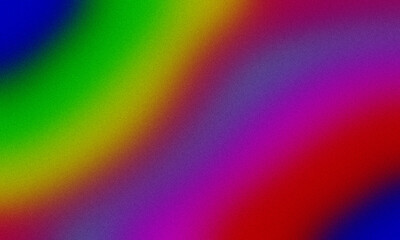 Abstract colorful gradient background with grainy texture and vibrant hues