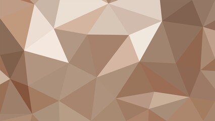 Abstract background with geometric shapes in shades of brown color