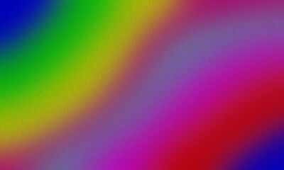 Abstract gradient background with pixelated texture and vibrant color spectrum