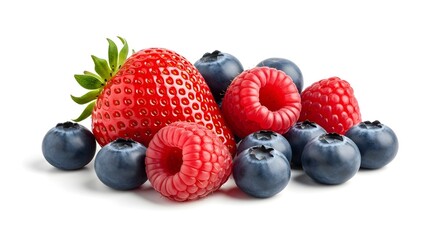 Strawberries, Blueberries, and Raspberries Mix