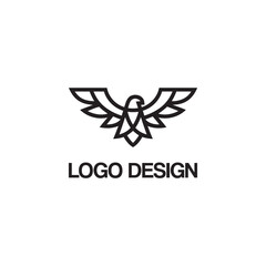 eagle logo design template