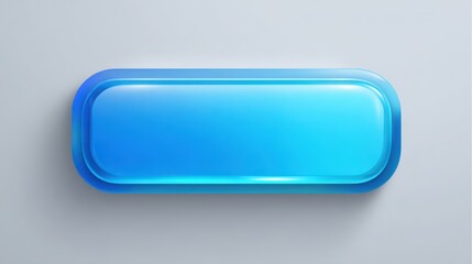 Modern blue call-to-action button with glossy gradient in a UI mockup