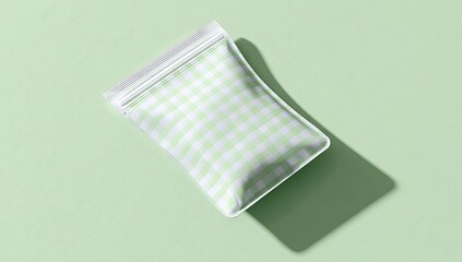 Clear Plastic Bag Containing White Powder.