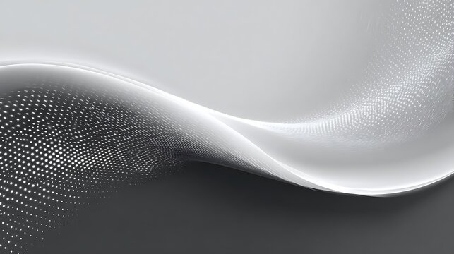 Professional Light Silver Gradient with Abstract Digital Patterns, Perfect for Corporate Branding, Taglines, and Business Presentations