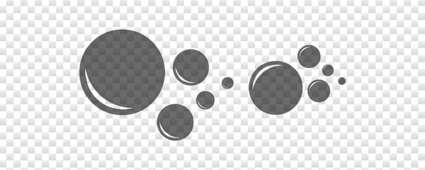 Bubbles icon symbol simple design. Eps 10