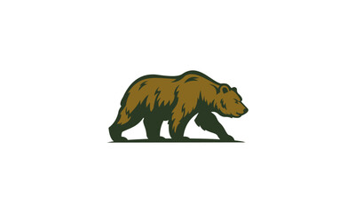 brown bear vector