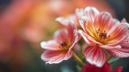 Fototapeta premium Vibrant Pink Bloom Natures Petals Up Close background
