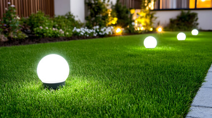 Modern iron with steam on table indoors. Space for text