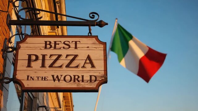 Pizzeria with the best pizza in the world.