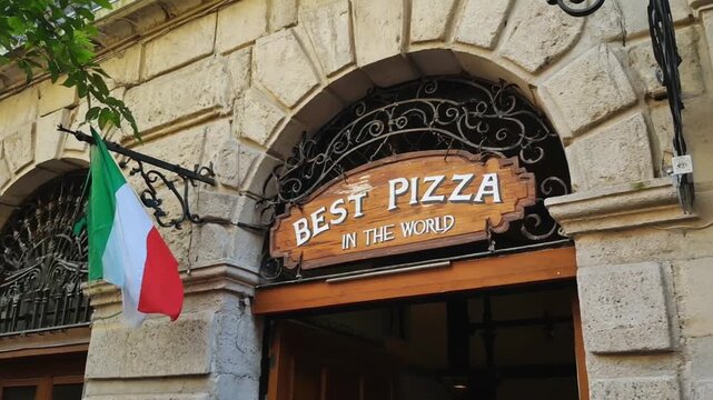 Pizzeria with the best pizza in the world.