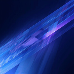 Abstract Blue and Purple Light Beams on Dark Background"