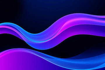 Vibrant Blue and Purple Abstract Wave Flow Background Perfect for modern design, tech themes, wallpapers, presentations, and creative artworks.
