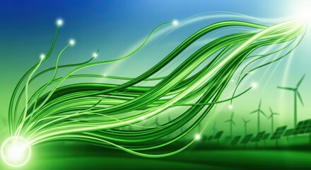 vibrant wind visuals, engineering airflow to enhance wind turbine operation and minimize sound