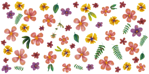 seamless pattern with floral motif