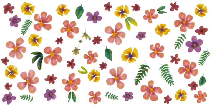 seamless pattern with floral motif