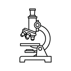 Illustration of a microscope isolated on, a vital tool for scientific research and analysis
