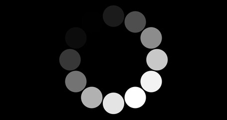 Unique GOLD circular eliptical loader animation on black. Metallic shining luxury conceptual website and software processing clip. Loading circle indicator. Computer hang screen Dotter progress bar