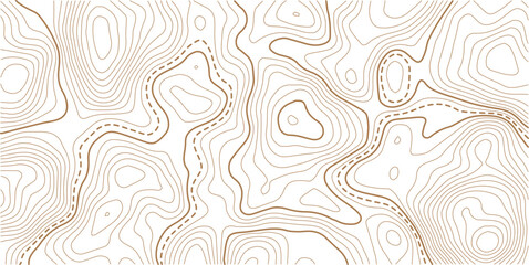 Obraz premium Modern design with White background with topographic wavy pattern design.Topographic gold luxury map background. Geographic abstract pattern. The topo contour or wallpaper.