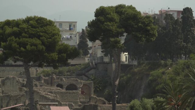 Ercolano archaeological site in Italy near Vesuvio, Naples