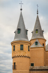 Alcazar fortress in Segovia Spain