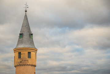 Alcazar fortress in Segovia Spain