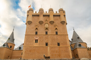 Alcazar fortress in Segovia Spain