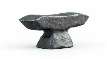 Heavy metal anvil-shaped object