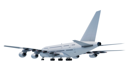  passenger plane  isolated on white