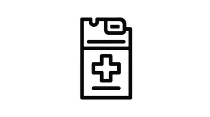 Professional Gym Concept Vector with Cigarette Pack and Cross Line Icon