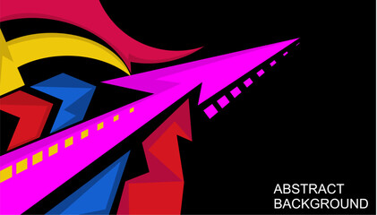 Abstract background, bright color combination, for sticker design, product background